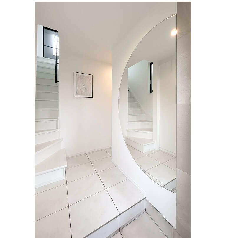 セミサークルミラー導入事例-1