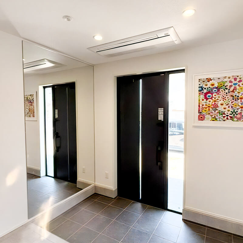 四角形ミラー導入事例-1